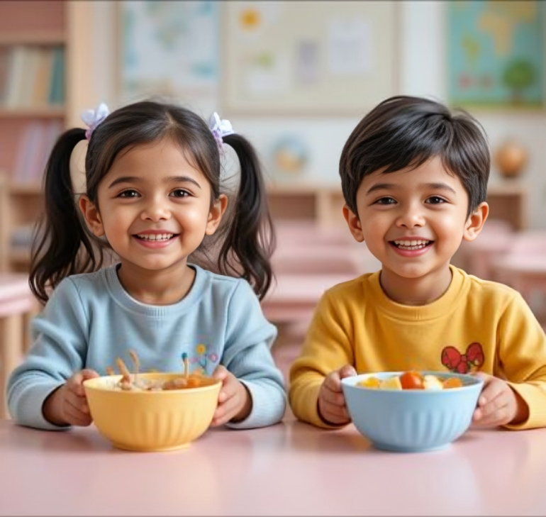 Gallery image of kids learning at Della Junior Preschool