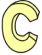 Decorative C letter graphic