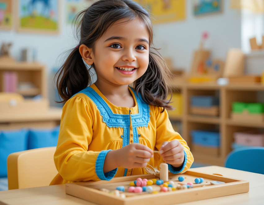 Children in the LKG program at Della Junior Greater Noida