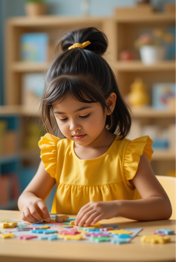 Illustration representing the focus of Della Junior Preschool